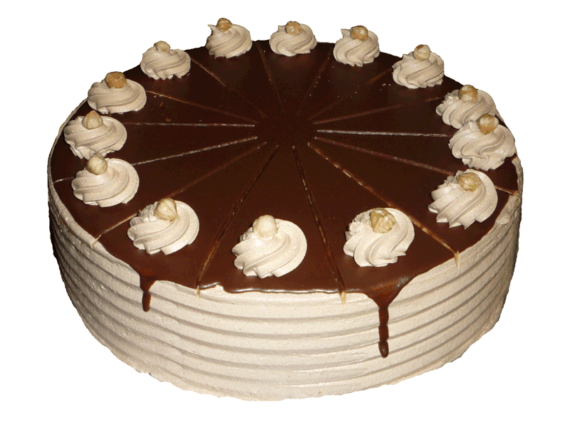 Nusscreme-Torte
